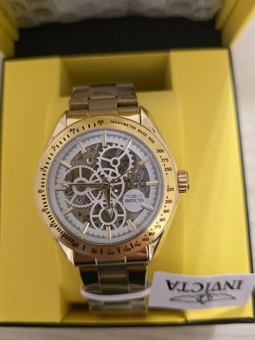 444. Invicta Objet D Art Excelsior Automatic Men's Watch w/ Skeleton Dial - 43mm